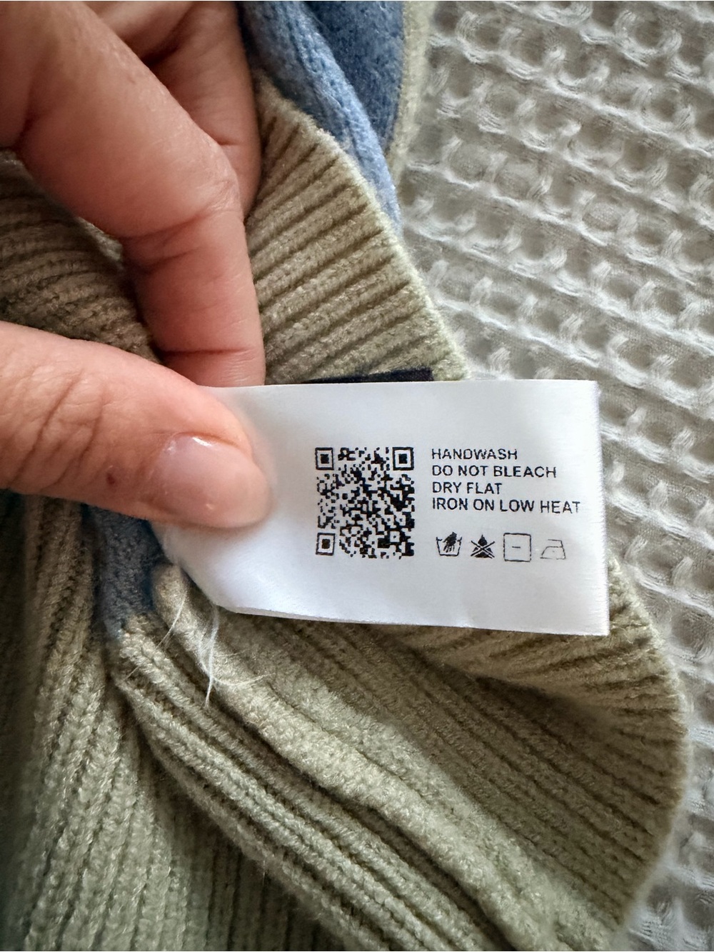Women’s cider Striped Polo Top in Blue & Green Like New - Picture 7 of 7